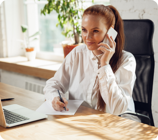 Woman on a Call